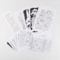 Chocolate Baroque Colouring Pages Collection 2 - Limited Edition